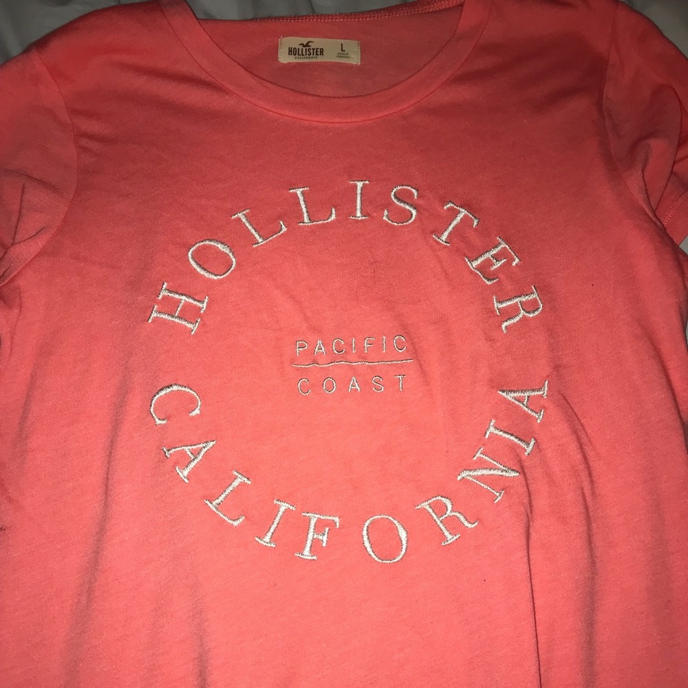 Pink Hollister shirt
